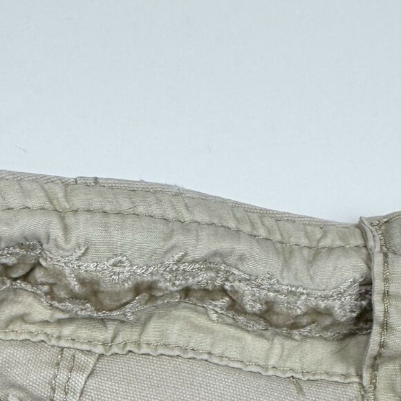 Y2K Abercrombie & Fitch  Khaki Ultra Low Rise  Prep Preppy Cargo Pants, Sz. 2 - Picture 11 of 16